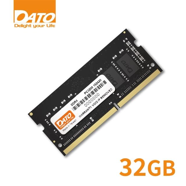 【DATO 達多】DDR4 3200 32GB 筆記型記憶體(DT32G4DSDND32)