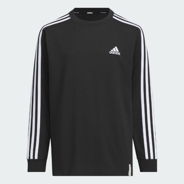 【adidas 愛迪達】ESSENTIALS + 長袖上衣 童裝 JE1702