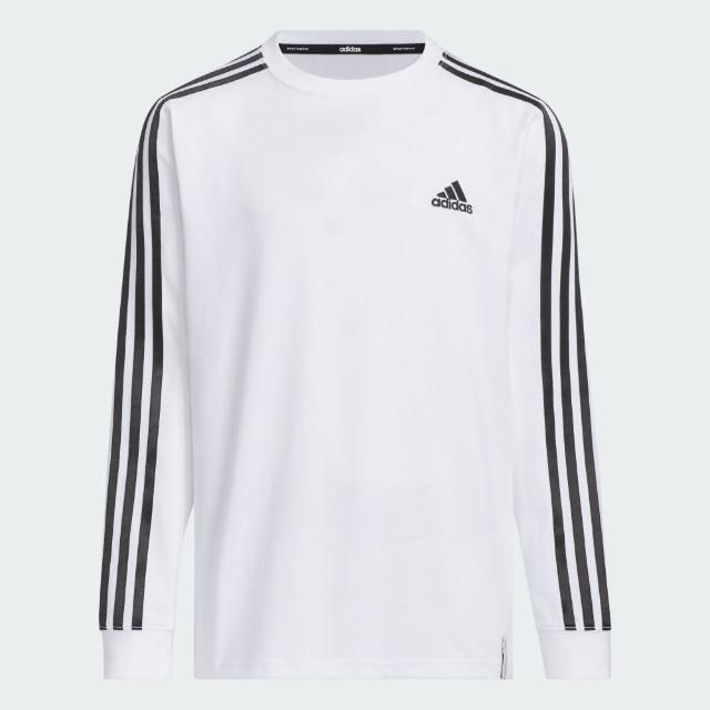 【adidas 愛迪達】ESSENTIALS + 長袖上衣 童裝 JE1701