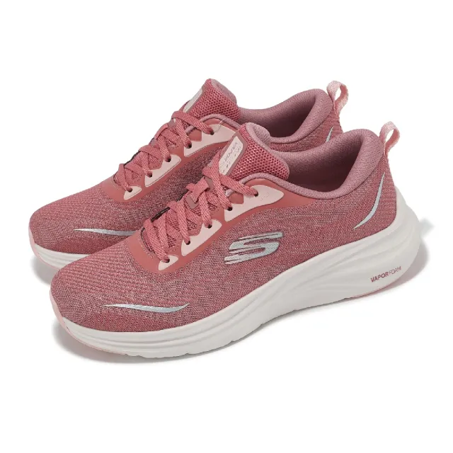 【SKECHERS】休閒鞋 Vapor Foam-Smooth Ride 女鞋 玫瑰粉 緩震 輕量 健走鞋 運動鞋(150028-DKRS)