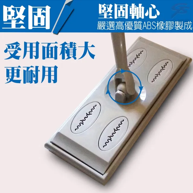【金德恩】多功能魔術平板拖把一組(附拖布x2 靜電除塵紙x7  清潔拖把 清潔拖 拖把)