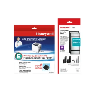 【美國Honeywell】適用HAP-801 / HAP-802一年份專用濾網組(HRF-HX2-AP x2+HRF-E2-AP x4)