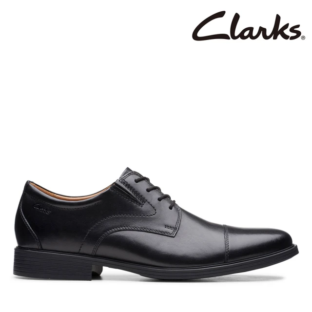 Clarks 男鞋 Whiddon Cap 寬楦設計橫飾德比鞋 皮鞋(CLM52912D)