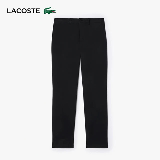 LACOSTE 男裝-常規版型棉質燈芯絨長袖襯衫(深藍色)好