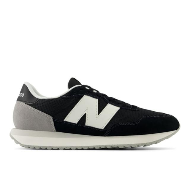 【NEW BALANCE】237 男女 休閒鞋 運動 復古 D楦 NB 237 緩震 舒適 黑灰白(MS237LBK)