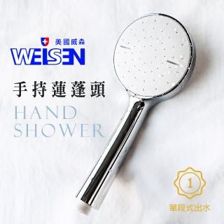 【JTAccord 臺灣吉田】WEISEN美國威森SH-18圓形白色單段式蓮蓬頭