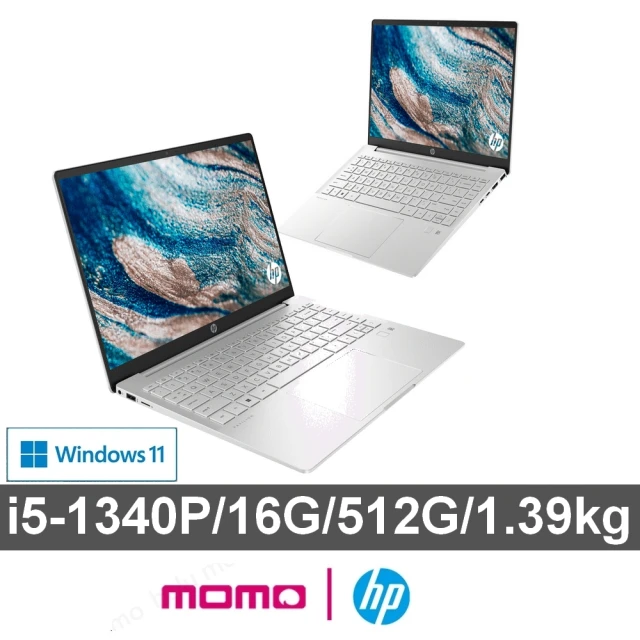 HP 惠普 14吋 i5輕薄筆電(Pavilion Plus 14-eh1038TU/i5-1340P/16G/512G/W11)