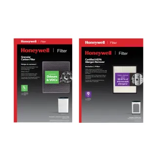 【美國Honeywell】適用HPA-720WTWV1一年份專用濾網組(HEPA濾網HRF-Q720V1+顆粒活性碳濾網HRF-L720)