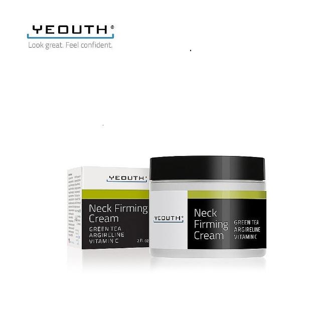 【美國YEOUTH】全效緊緻精華頸霜 60ml(含綠茶+維它命C 萃取物)