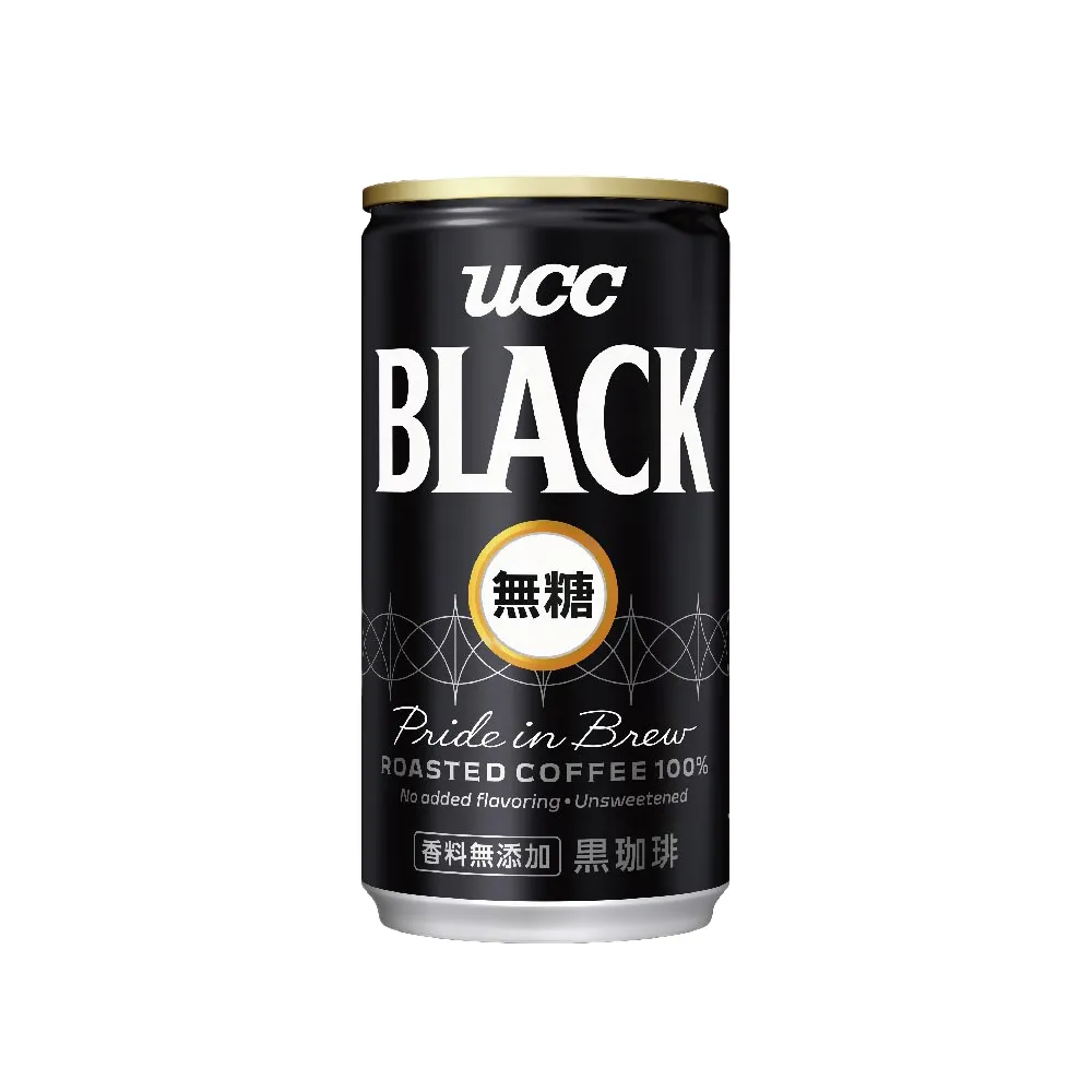 【UCC】BLACK無糖咖啡185gx2箱(共60入)