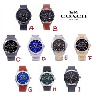 【COACH】美國頂尖精品時尚三眼男性腕錶14602445/14602444/14602446/14602578