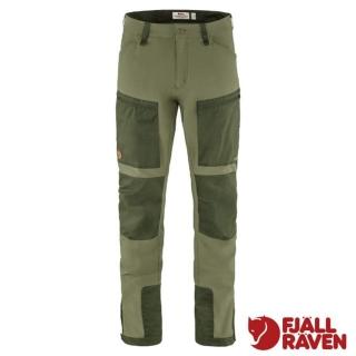 【Fjallraven】小狐狸 男 Keb Agile 輕量透氣彈性耐磨機能長褲(86411-625-662 月桂綠/深森綠)