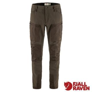 【Fjallraven】男 Keb Agile 輕量透氣彈性耐磨機能長褲.工作褲.休閒褲(86411-633 深橄欖)