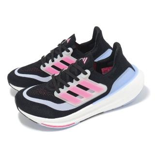 【adidas 愛迪達】慢跑鞋 Ultraboost Light W 女鞋 黑 粉紅 緩震 運動鞋 愛迪達(IE1764)