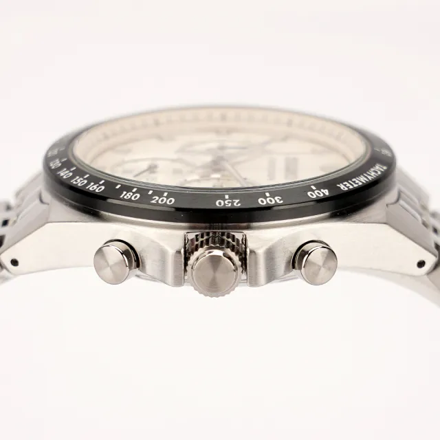 【SEIKO 精工】NEO VINTAGE 復古經典計時手錶-米色 520送禮 禮物(SBTR045J_8T63-02R0S)