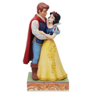 【Enesco】精品家飾 Disney 迪士尼 白雪公主和王子擁抱居家擺飾