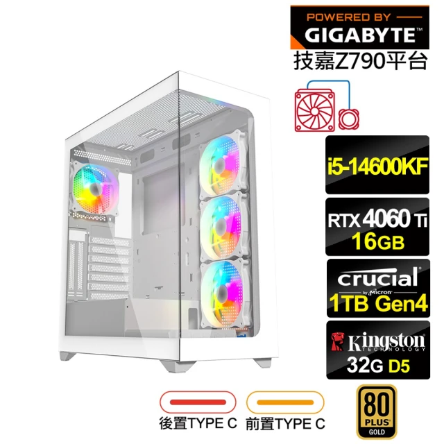 技嘉平台 i5十四核RTX 4070 SUPER{紅頸雀L5