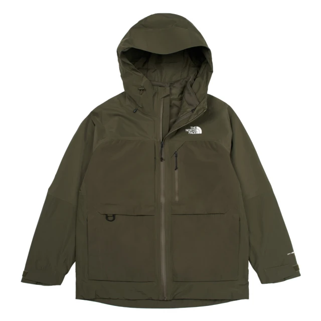 The North Face TNF 連帽抓絨內裡三合一外套 M RANGER SOFT SHELLTRIJKT-AP 男 灰褐(NF0A89ZS21L)