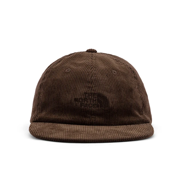 The North Face TNF 北臉 休閒 燈心絨品牌LOGO運動帽 CORDUROY HAT 男 女 棕(NF0A7WJQ1OI)