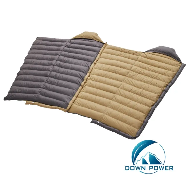 【Down Power 官方出貨】潮美調色 潮間袋羽絨睡袋 高規型-台灣製 露營登山羽絨睡袋(DP-W620)