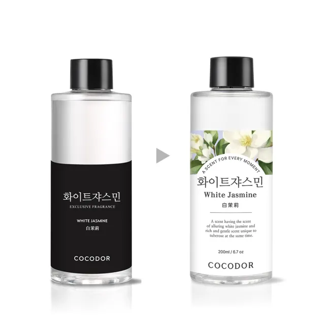 【cocodor】浮游花系列R擴香瓶200ml+擴香補充瓶200ml 2+1超值組(原廠直營)