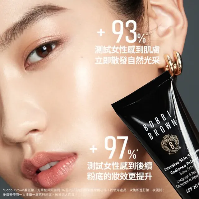 【Bobbi Brown 芭比波朗】蟲草美肌妝前分享組(冬蟲夏草亮膚持妝乳40ml SPF 25 PA++ x2/防曬/妝前乳/隔離乳)