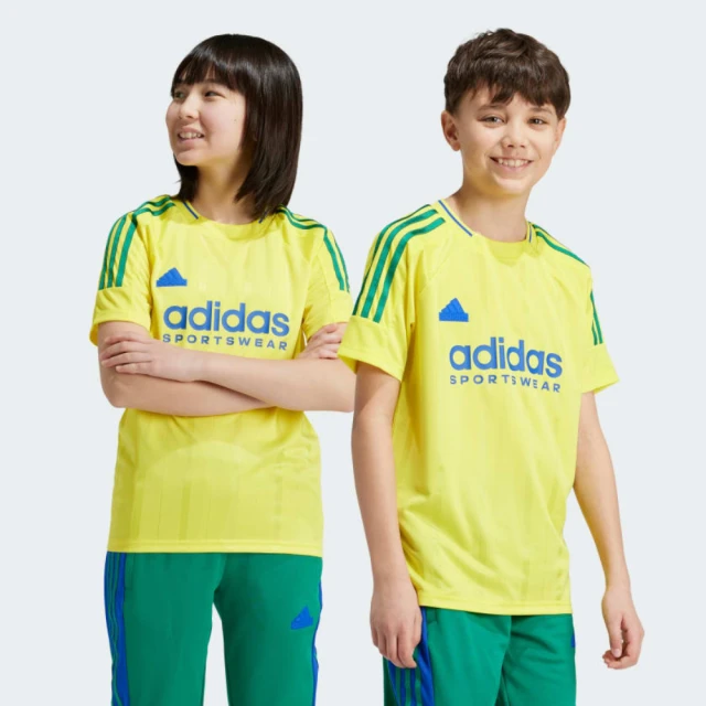 adidas 愛迪達 短袖上衣 童裝 大童 男女童 運動 J NP TEE 黃綠 IY0144