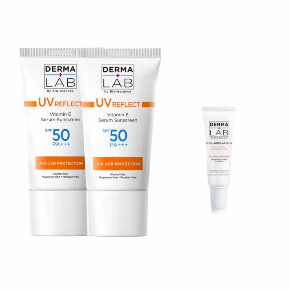 【DermaLab 德美醫研】全效清爽維他命E防曬乳SPF50PA+++ 40ml(醫美級防曬-2入組)