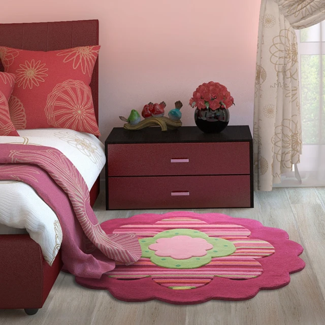 SDL Home 山德力 ESPRIT KID地毯 ESP2840-06- 100X100cm(德國品牌 兒童 童趣 可愛 生活美學)