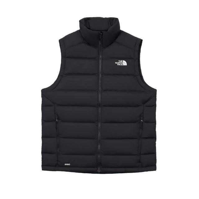 【The North Face】TNF 舒適保暖立領羽絨背心 M MTN LIFESTYLE DOWN VEST-APFQ 男 黑(NF0A88R64H0)