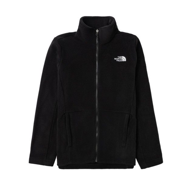 【The North Face】TNF 北臉 休閒 保暖可調節立領抓絨外套 M KHUMBU ZIP-IN JACKET-AP 男 黑(NF0A88R74H0)