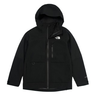 【The North Face】TNF 連帽抓絨內裡三合一外套 M RANGER SOFT SHELLTRIJKT - AP 男 黑(NF0A89ZSJK3)