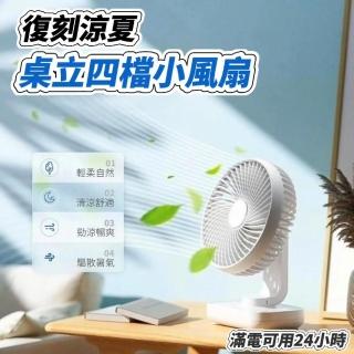 復刻涼夏桌面立扇風扇(風扇 桌面 涼爽)
