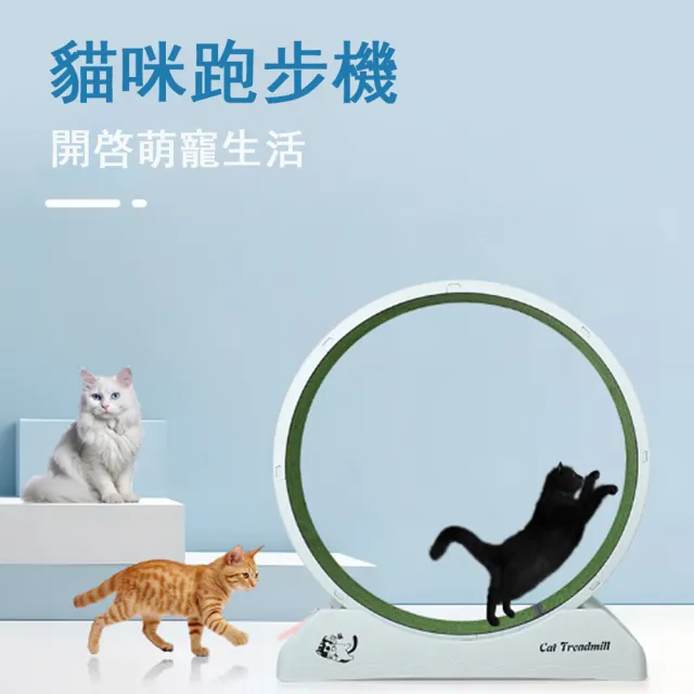 【IPSKY】貓咪靜音跑步機(貓咪運動跑輪/貓咪滾輪/貓玩具)
