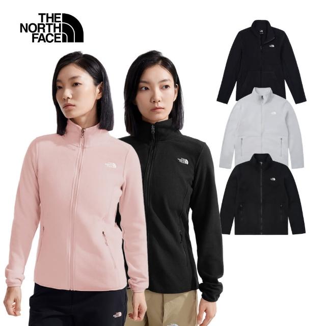 【The North Face】換季必備-男女款保暖立領抓絨外套(多款任選)