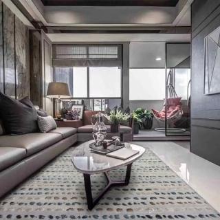 【SDL Home 山德力】土耳其簡約風地毯 - 200x290cm 美悠(氣派 經典 客廳 起居室 書房 生活美學)