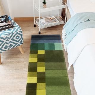 【SDL Home 山德力】ESPRIT Lakeside地毯 ESP-3310-03 70X140cm(綠色 柔軟 生活美學)