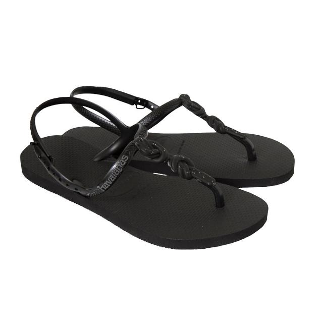 【havaianas 哈瓦仕】TWIST PLUS系列  素色涼鞋(型號：00039  巴西集品)