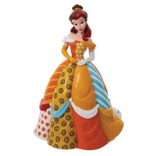 【Enesco】精品家飾 Disney 迪士尼 Britto系列 美女與野獸 貝兒居家擺飾