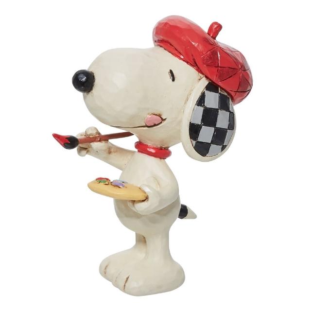 【Enesco】精品家飾 SNOOPY 畫家史努比迷你居家擺飾