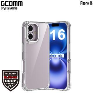 【GCOMM】iPhone 16 亮透3米軍規防摔殼 Crystal Armis(iPhone 16)