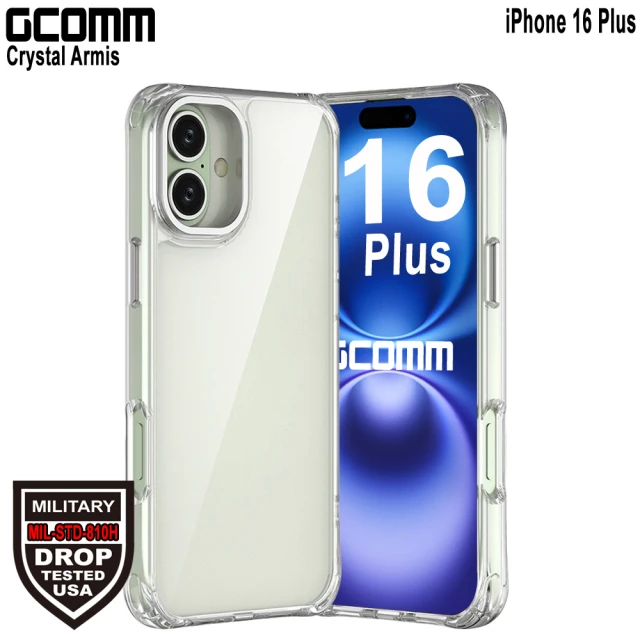 GCOMMGCOMM iPhone 16 Plus 亮透3米軍規防摔殼 Crystal Armis(iPhone 16 Plus)