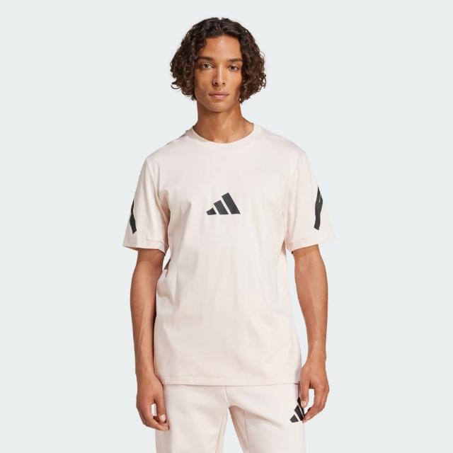 【adidas 愛迪達】短袖上衣 男款 運動 亞規 M Z.N.E. TEE 米白 JF2459