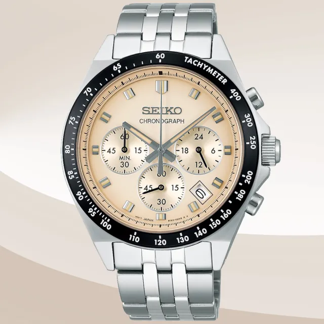 【SEIKO 精工】CS系列 經典時尚計時腕錶 錶 週年慶 雙11(SBTR045J/8T63-02R0S)