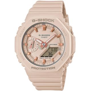 【CASIO 卡西歐】G-SHOCK WOMEN 八角防護構造雙顯錶 雙12 優惠 聖誕 禮物(GMA-S2100-4A/速)