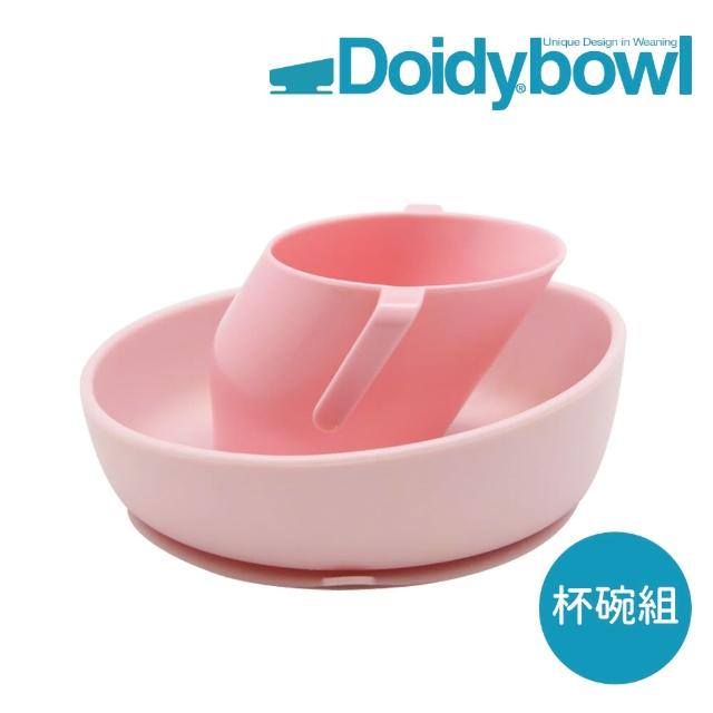 【英國Doidy cup】彩虹學習水杯+矽膠學習碗組合(安全無毒 輕巧好攜帶)