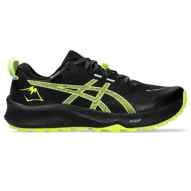 【asics 亞瑟士】GEL-TRABUCO 12 GTX 男款 防潑水 越野跑鞋 黑綠(1011B801-003)