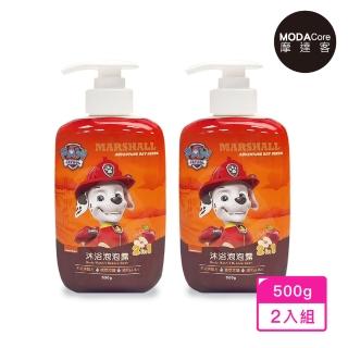 【摩達客】臺歐-汪汪隊兒童沐浴泡泡露500g兩件組-蘋果香氛二合一(臺灣製造-洗澡一瓶搞定)