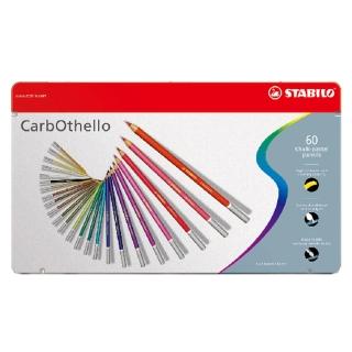 【STABILO】思筆樂 CarbOthello 奧賽樂水性粉彩筆 60色鐵盒 / 盒 1460-6
