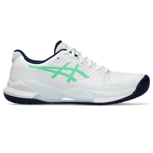 【asics 亞瑟士】GEL-CHALLENGER 14 男款 穩定 網球鞋 白綠(1041A405-103)